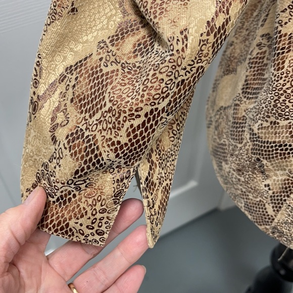 Alfred Dunner Animal Print Blazer Jacket - Picture 6 of 9